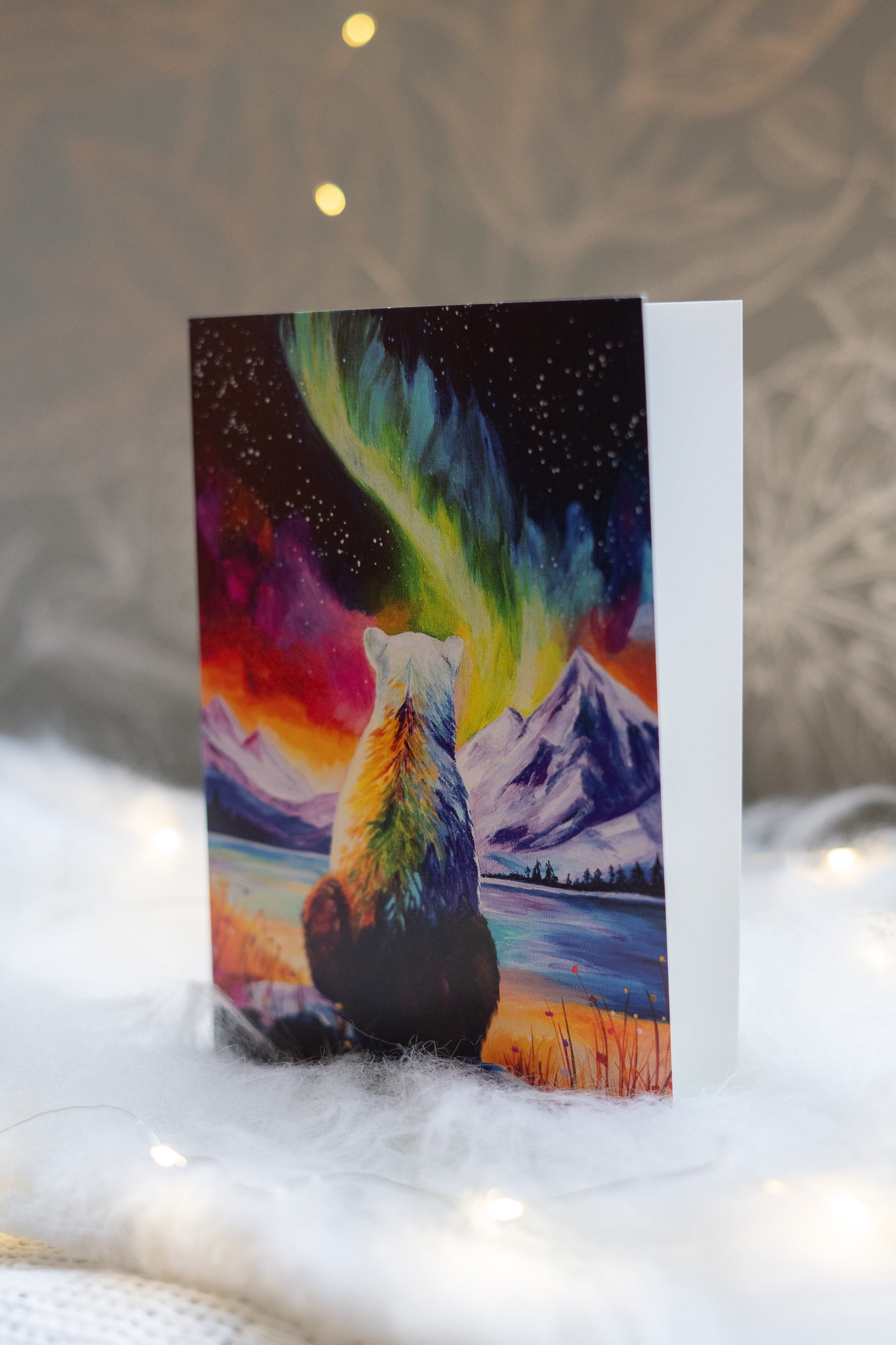 Aurora Greetings Card