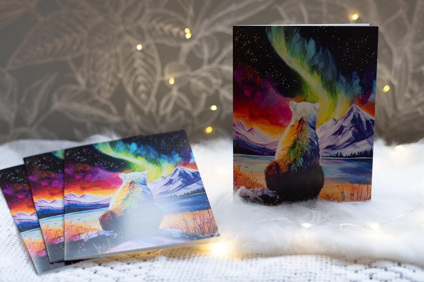 Aurora Greetings Card