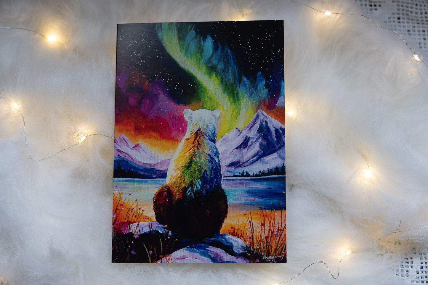 Aurora Greetings Card