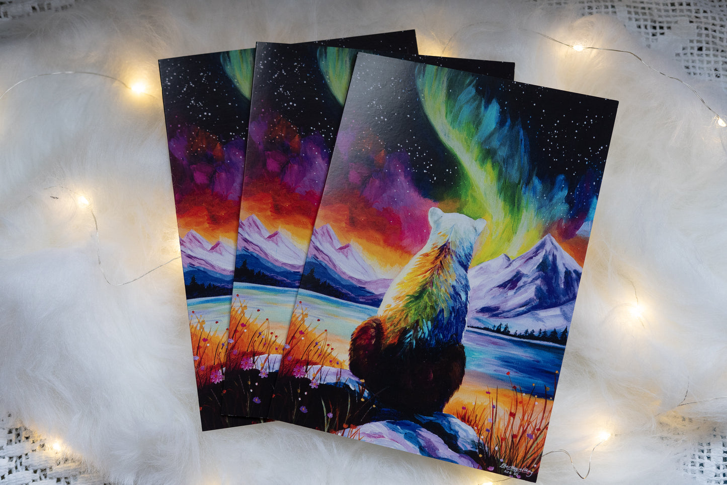 Aurora Greetings Card
