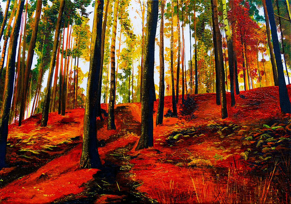 Russet Road A2 Canvas Print
