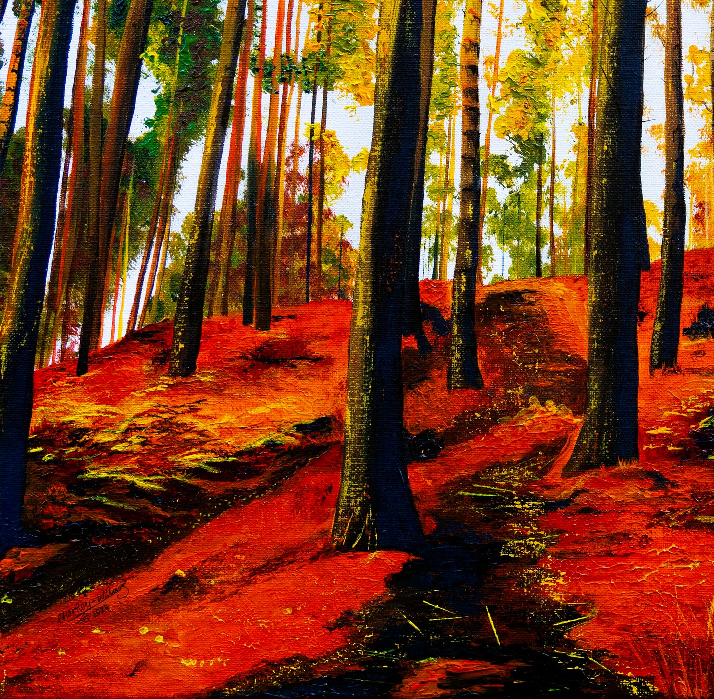 Russet Road A2 Canvas Print