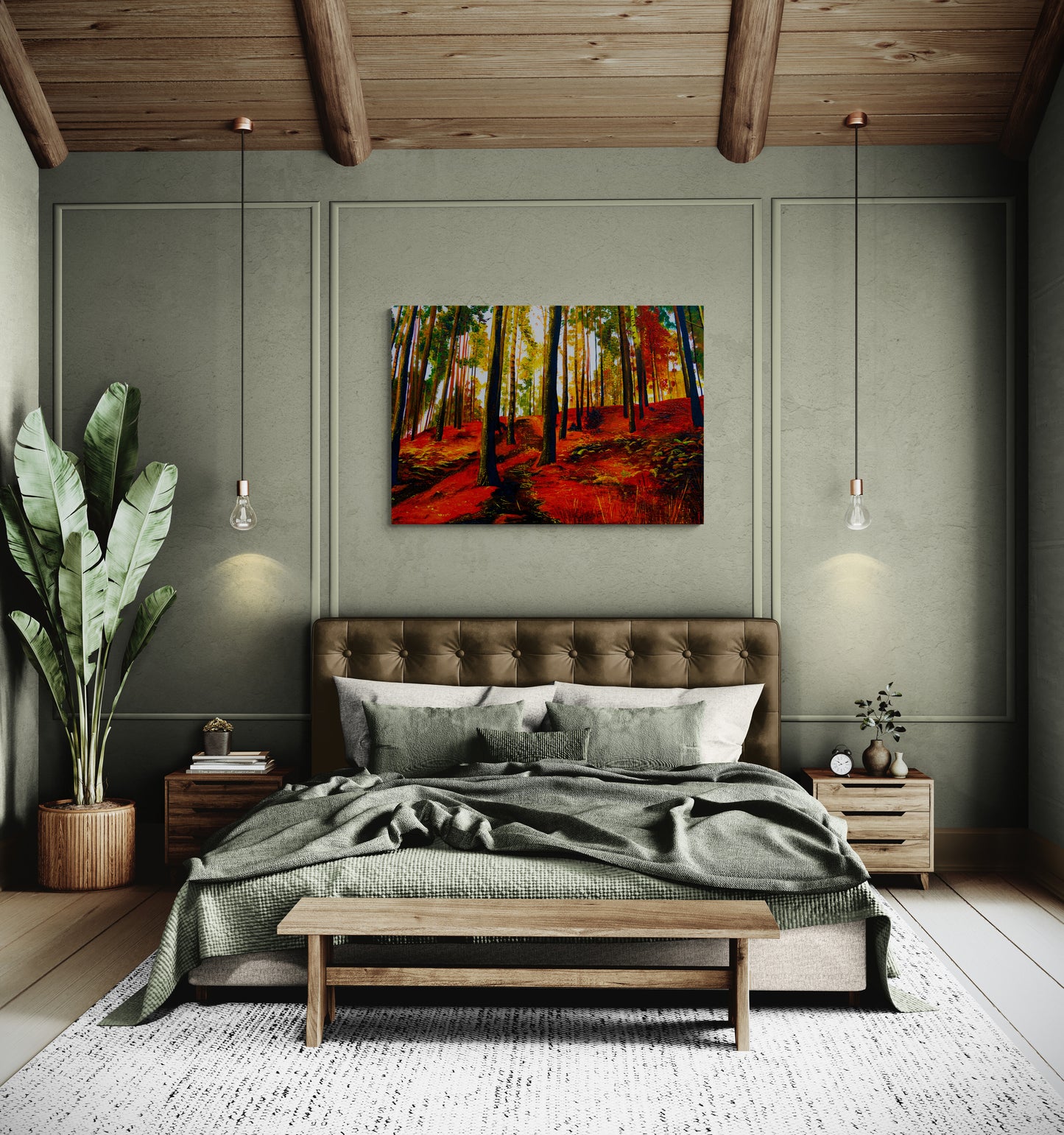 Russet Road A2 Canvas Print