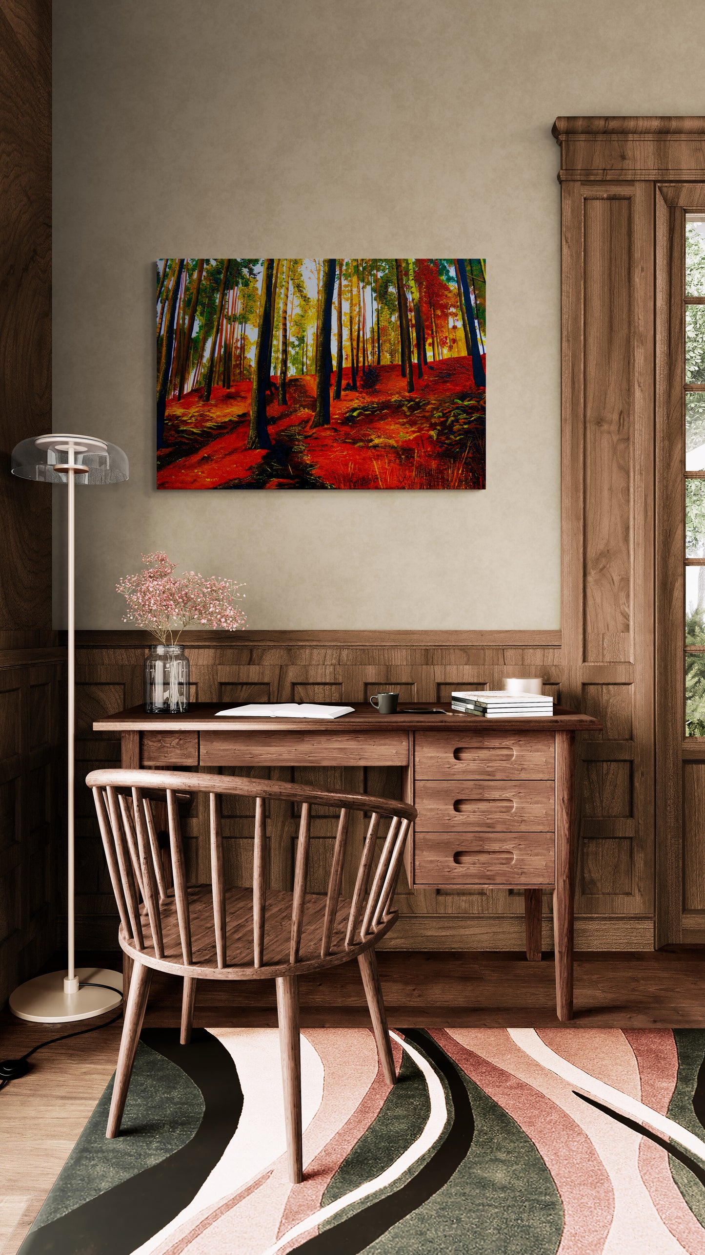 Russet Road A2 Canvas Print