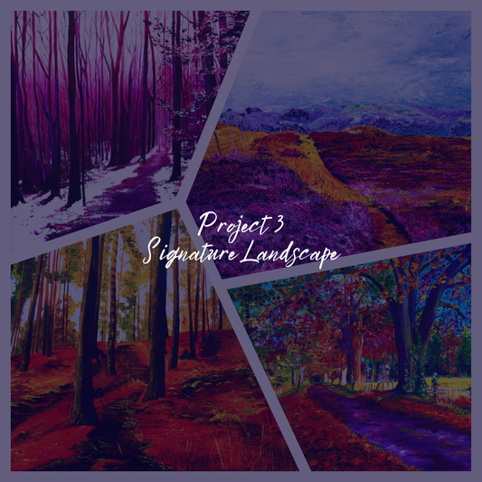 2-Week Acrylic Workshop - Project 3 Signature Landscape - 15th & 22nd October