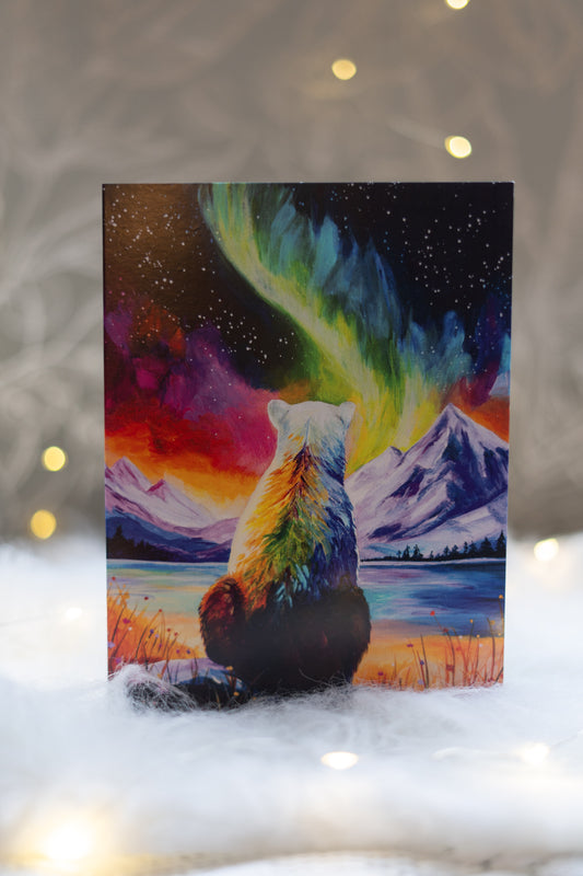 Aurora Greetings Card