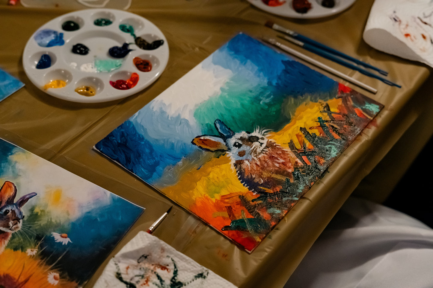Daisy Rabbit Sip and Paint Party - Tuesday 15th September 2026 7pm - Nether Edge Festival