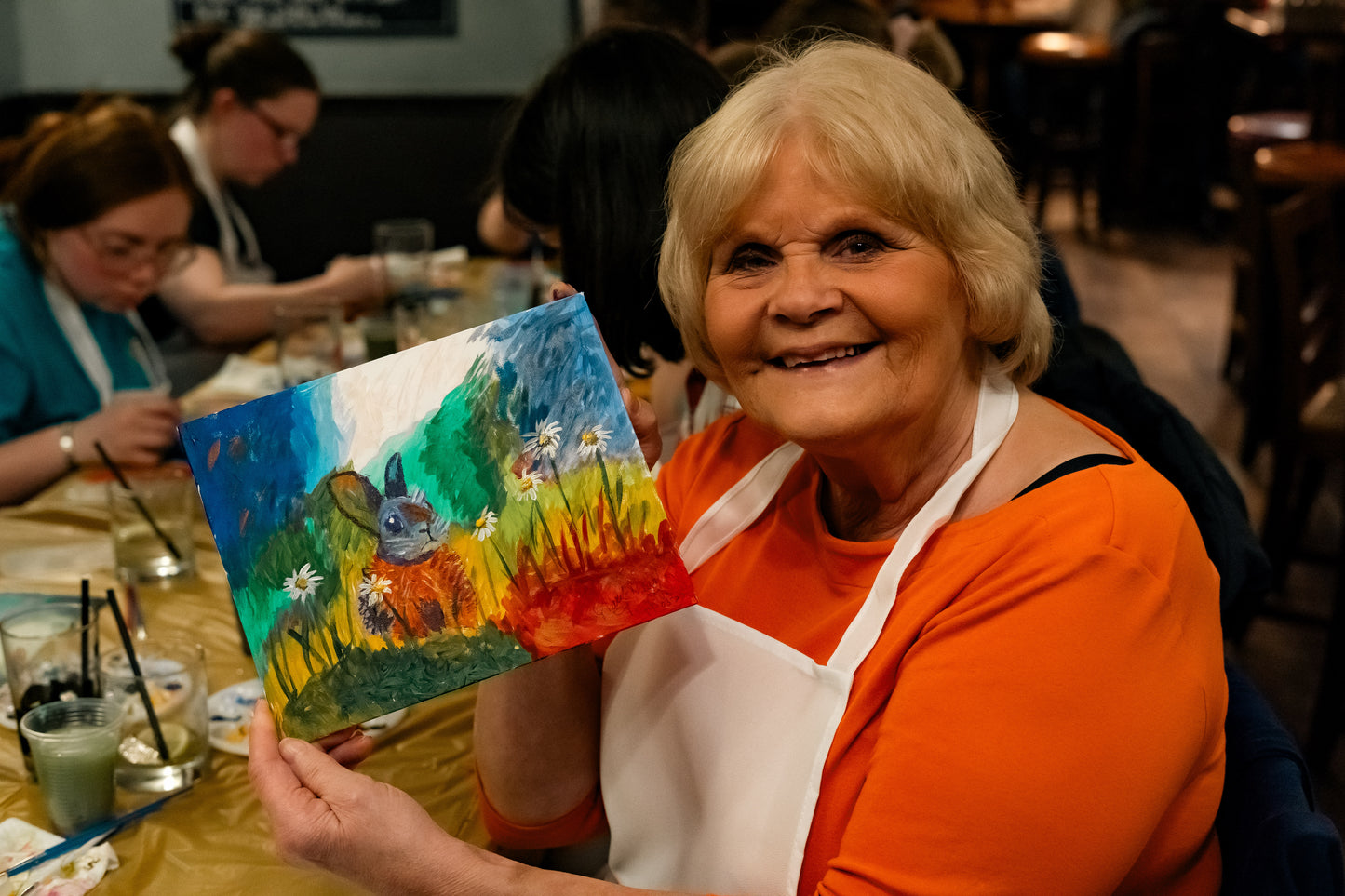 Daisy Rabbit Sip and Paint Party - Tuesday 15th September 2026 7pm - Nether Edge Festival