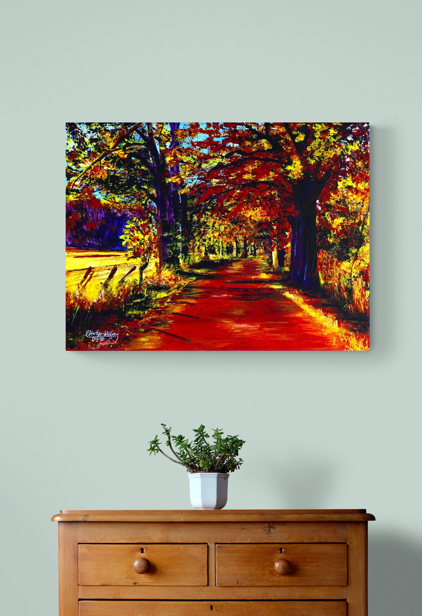 Like a Phoenix A2 Canvas Print