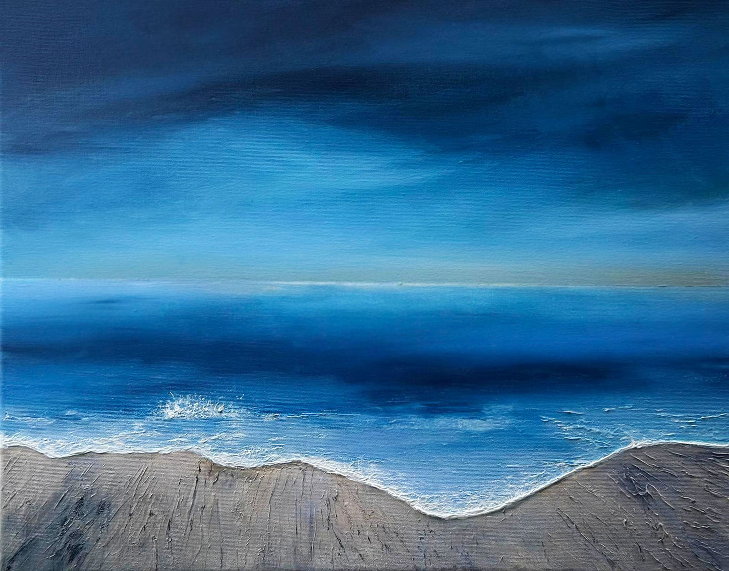 2-Week Acrylic Workshop - Project 1 Textured Seascape - 17th & 24th September